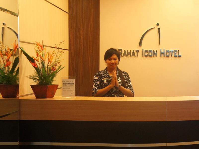 Rahat Icon Hotel Tanjung Pandan Eksteriør billede